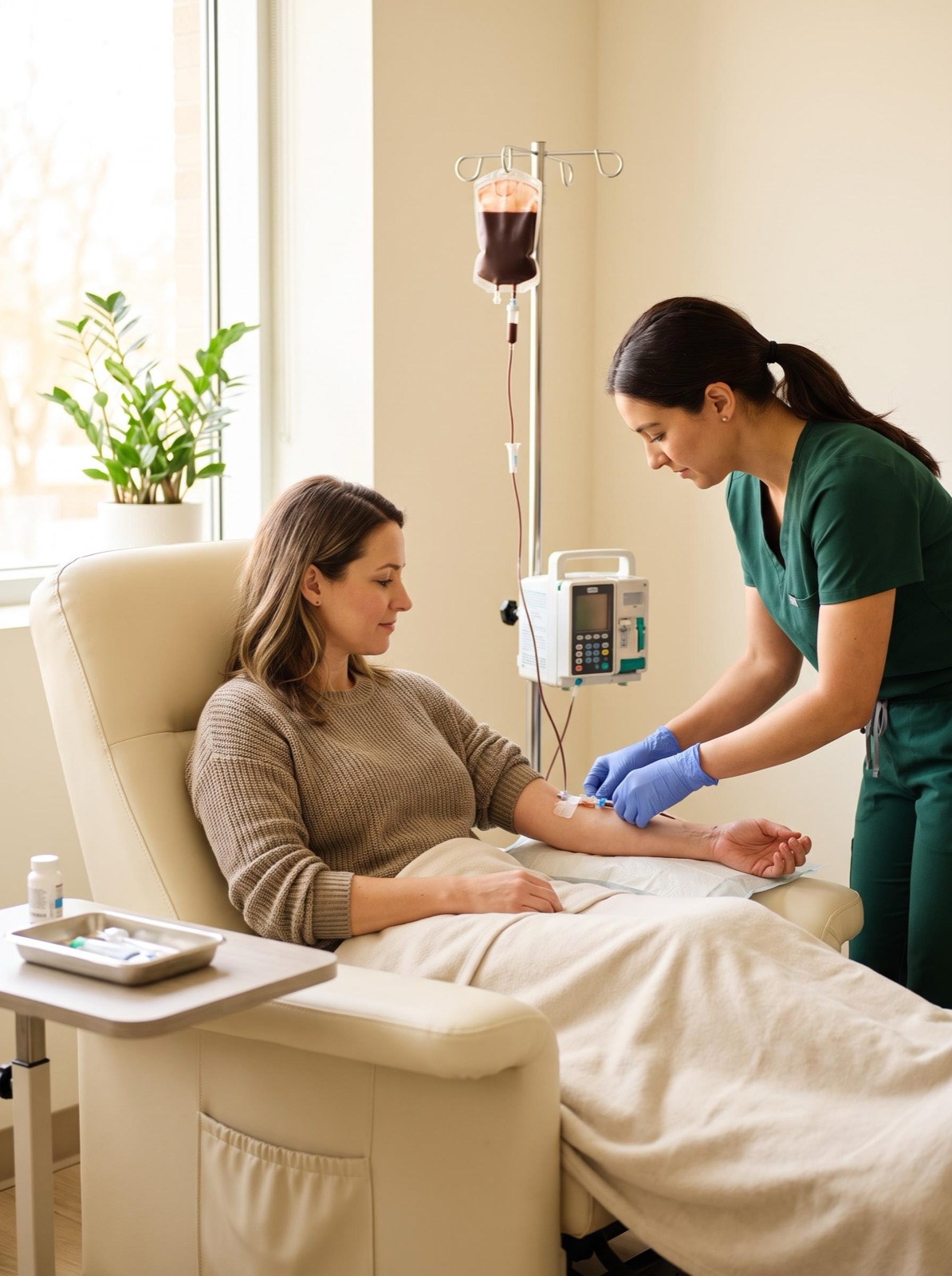 Physician-supervised iron infusions in Los Angeles